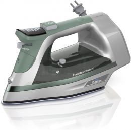 Hamilton Beach Steam Iron For Clothes With Digital Fabric Selector Digital