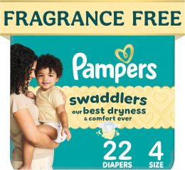 Pampers Swaddlers Diapers 22 Count, 34 lbs, Bundle of 3