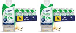 Ensure Plant-Based Vegan Protein Vanilla Nutrition Shake I Gluten-Free I Dairy-Free I Soy-Free Bottled Liquid