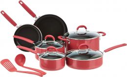 Visit the Store Non-Stick Cookware Set Aluminum Dishwasher Safe Oven Safe 12-Piece