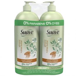 Suave Pro Almond & Shea Butter Shampoo & 2 Pack