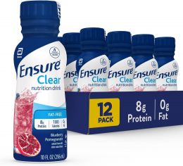 Ensure Liquid Clear Nutrition Drink Pack of 12