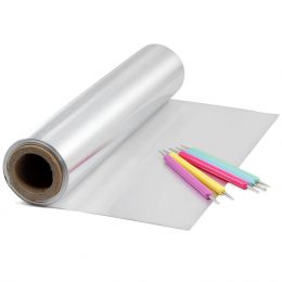 Baoxdparty Metal Embossing Foil Roll Aluminum Metal Crafts DIY Foil Tin Sheets for Aluminum Metal 12 inch