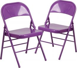 Flash Furniture Hercules Metal Folding Chair Metal 2-Pack