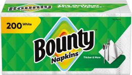 Bounty Paper Napkins 200 Count, Bundle of 6