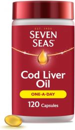 Sevenseas Seven Seas Pure Cod Liver Oil 120 capsules, Bundle of 2