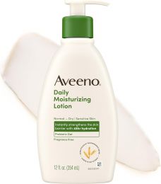 Aveeno Daily Moisturizing Body Lotion with, Bundle of 3