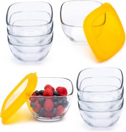 Libbey Serve It Glass Storage Bowls Set of Glass Set of 16
