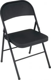 Cosco All Steel Folding Chair Black (4-pack) 4-pack