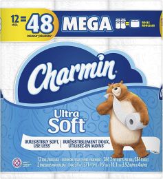 Charmin Ultra Soft Toilet Paper Mega Rolls 12 Count