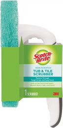 Scotch-Brite Non-Scratch Bathroom Scrub Brush Blue, Bundle of 3