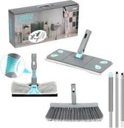 LANNIU 3-in-1 Detachable Broom and