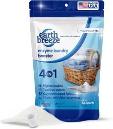 Earth Breeze Enzyme Laundry Booster Powder – 2lbs (64 Loads) 2lbs, Bundle of 2