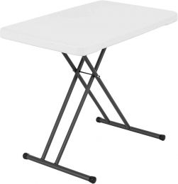LIFETIME 28241 Adjustable Folding Laptop Table TV Tray 30 Inch