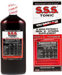 S.S.S. CO. S.S.S. Tonic Liquid Iron & Vitamin B Supplement, Bundle of 2