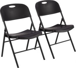 Visit the Store Portable Folding Plastic Chair Plastic Portable 2-Pack