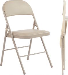 Sweetcrispy Folding Chair 2 Pack Metal Foldable 2 Pack