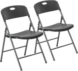 DUMOS Folding Chairs 2 Pack 2 Pack