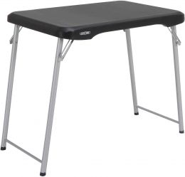 LIFETIME Stacking Compact Folding Table 30 in, 20 in
