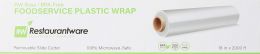 Restaurantware Clear Plastic Foodservice Food Wrap Plastic