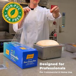 Forvara Non-PVC 18 inch x 2000 Feet Foodservice/Cutterbox Film Plastic 18 inch, 2000 Feet