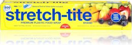 STRETCH-TITE Premium Plastic Food Wrap Plastic, Bundle of 2