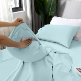 LDC LUX DECOR COLLECTION LUX Décor Twin Sheet Set Microfiber 4 Piece, Bundle of 3
