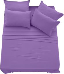 LDC LUX DECOR COLLECTION LUX Décor Queen Sheet Set Microfiber 6 Piece