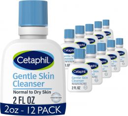 Cetaphil Gentle Cleanser 12ct, 2oz, Bundle of 2