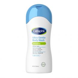 Cetaphil Ultra Gentle Refreshing Body Wash Hypoallergenic, Bundle of 3