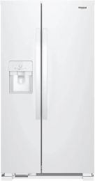 Whirlpool WRS321SDHW 21 cu.ft. White Side-by-Side Refrigerator
