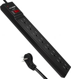Digital Energy 8 Outlet Surge Protector Power Strip - 15 3 FT, Bundle of 2