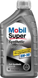 Mobil Super 112914-UNIT 5W-30 Synthetic Motor Oil - 1, Bundle of 3