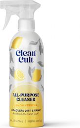 Cleancult Lemon Verbena - All Purpose Cleaner Aluminum 1 Pack, 16 oz, Bundle of 6