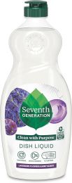 Seventh Generation Dish Soap Liquid 19 oz, Bundle of 8