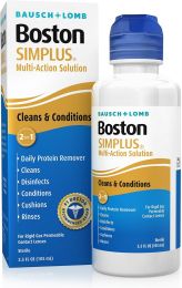 Boston SIMPLUS Multi-Action RGP Contact Lens Solution, Bundle of 3