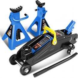 DNA MOTORING 2 Ton Car Jack and Stands Kit 2T(4000 4000 lbs