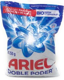 ARIEL Double Power Detergent Powder 4 Pack, 8.8 Oz, Bundle of 2