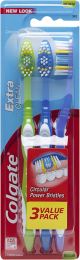 Colgate Extra Clean Full Head Toothbrush Pack of 1, 3 Count, Bundle of 6