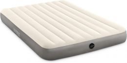 Intex 64103E Dura-Beam Standard Single-High Air Mattress: Fiber-Tech 10in, 600lb, Bundle of 2