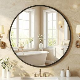 NEWBULIG 30 Inch Round Wall Mirror 30 Inch