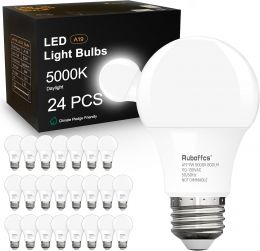 Ruboffcs A19 LED Light Bulbs, Bundle of 2