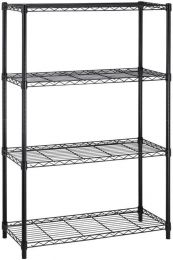 BestOffice 36"x14"x54" 4 Tier Layer Shelf Adjustable Metal
