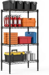 NEWBULIG 4-Tier Wire Storage Shelves Heavy Duty 200 lbs
