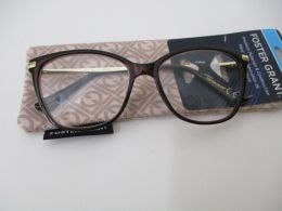 Foster Grant Alianna Reading Glasses +2.00 Glass, Bundle of 3