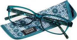 Foster Grant PearlaTeal Women Reading Glasses Glass, Bundle of 2