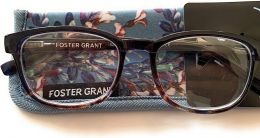 Foster Grant Reading Glasses Misha Blue 3.25 Glass, Bundle of 3