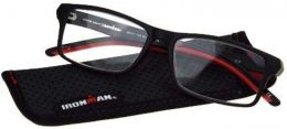 Foster Grant Ironman Men's Reading Glasses Red Black +3.00 Glass