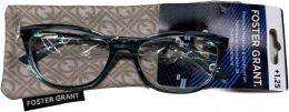 Foster Grant Reading glasses +1.25 Glass, Bundle of 3