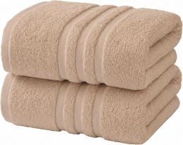 Velqora Bath Towels Cotton 2 Pack, 30x60 in, Bundle of 2
